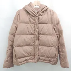 ■ ⊇ perle peche ペルルペッシュ 裾ドロスト 長袖 ダウン風ブルゾン サイズ38 ブラウン系 レディース E  【1507160025014】のサムネイル