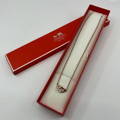 ​​Coach コーチ ダブルハート ネックレス ピンクゴールド