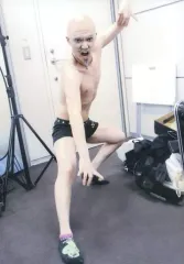 【中古】生写真(男性) ゴールデンボンバー/喜矢武豊/全身・上半身裸・下着黒・左手上げ・右手下/30th/喜矢武豊バースデーメモリアルフォトアルバム2015