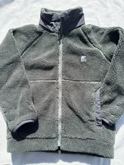 ヘリーハンセン　H/H　HELLY HANSEN フリース　ジャケット　キッズ　ファイバーパイルジャケット　カーキ　130