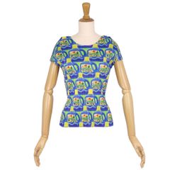 極美品 プリーツプリーズ イッセイミヤケ PLEATS PLEASE シャツ ブ