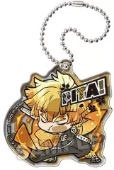 【中古】キーホルダー・マスコット(キャラクター) 我妻善逸1 「ぴた!でふぉめ 鬼滅の刃 アクリルキーホルダーvol.2」