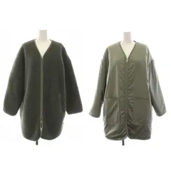 アダムエロペ　ボア ジップ ブルゾン　リバーシブル ADAM ET ROPE'（アダムエロペ）の「〈リバーシブル〉ボアZIP