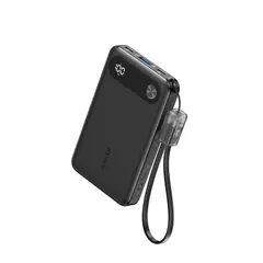 【在庫セール】Anker Power Bank (10000mAh, 22.5W) (モバイルバッテリー 10000mAh 最大22.5W出力 USB-C & USB-C ケーブル付属 ディスプレイ搭載) 【USB PD/PowerIQ搭載/PSE技術基準