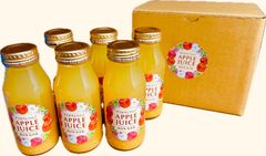 🍎**長野県松川町産 すりおろしリンゴジュース（180ml×6本）**🍎