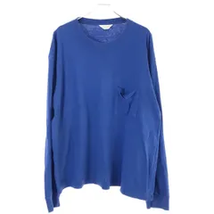 UNUSED アンユーズド 18SS L/S pocket tee ロングスリーブポケットカットソー US1369 ブルー 4のサムネイル