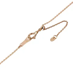 k18PG　ネックレス K18 18金ピンクゴールド 小豆チェーンネックレス 45cm スライド式 チェーン　線径0.25φ 約1.2g