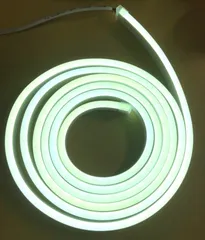 訳あり品 USB LED ネオンライト 2M スイッチ付 白色 アウトレット