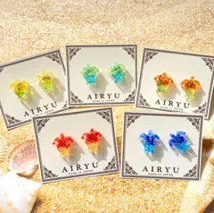 【受注制作】《No.197》ウミガメピアス　サージカルステンレス