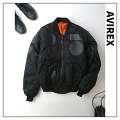 AVIREX MA-1 フライトジャケット リバーシブル ブラック 2XL - メルカリ