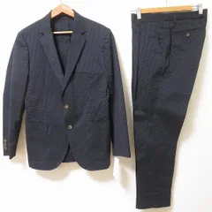 #anc アルチザン ARTISAN シングルスーツ 紺 白系 S2B サッカー地 ストライプ 薄手 メンズ [941333]のサムネイル