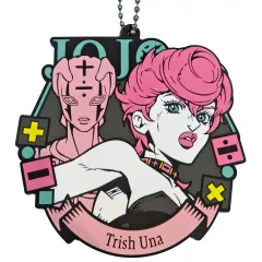 【中古】キーホルダー トリッシュ・ウナ＆スパイス・ガール ラバーチャーム 「一番くじ ジョジョの奇妙な冒険 GOLDEN WIND」 K賞 