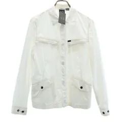 未使用 アルマーニエクスチェンジ シャツジャケット XS ホワイト ARMANI EXCHANGE タグ付き メンズ