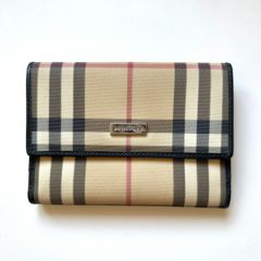 BURBERRY ノバチェック がま口 三つ折り財布 コンパクトウォレット