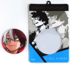【中古】グッズセット 轟焦凍 「僕のヒーローアカデミア 缶バッジ＆特製ホルダーコレクション 第1弾」