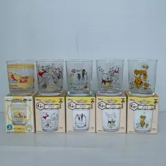 くまのプーさん 一番くじ グラス 5点セット 未使用
