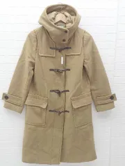 ■ nano＆co ナノアンドコー 長袖 ダッフル コート 36 ブラウン *  【1002799803076】