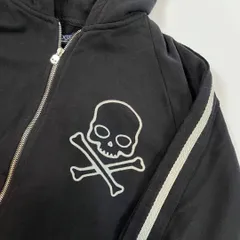 新品未使用 HYDROGEN パーカー ジップアップ スカル ブラック