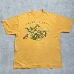 90s ボタニカルt アニマルt フラワーt ビンテージt 袖裾シングルステッチ 古着