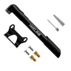 大人気　くうき入れ エアーポンプ 軽量 120PSI コンパクト 英式 ミニ小型 仏式 携帯ポンプ 米式バルブ対応 フレームポンプ 空気入れ ロード/マウンテンバイク 自転車 タイヤ Hycline ボール用のサムネイル