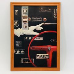 レトロ 広告　ビンテージ　ポスター　　『 GMゼネラルモータース 』　フレーム付　※貴重な当時物 1960's　オリジナル アメリカ　ヴィンテージ 輸入雑貨　アドバタイジング( AZ1499 )