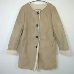 RayBEAMS　レイビームス　コート　サイズ1　S～M相当　ベージュ　内側全面ファー付きのサムネイル