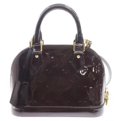 LOUIS VUITTON (ルイヴィトン) モノグラム ヴェルニ アルマBB 2WAYショルダーバッグ アマラント エナメル ハンドバッグ 斜め掛けバッグ 肩掛けバッグ ゴールド金具 M91678