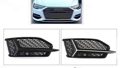 アウディ A6対応 フォグランプグリル 2019～2021CYB686目玉商品