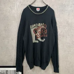 【美品】ENRICO COVERI エンリココベリ ヴィンテージ ニット デカロゴ ビッグロゴ L メンズ