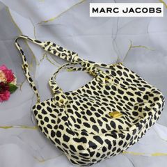 Marc Jacobs　マークジェイコブス　2WAY　ハンドバッグ　トートバッグ 　白×黒　ナイロン