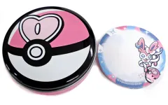 【中古】ノート・メモ帳 ニンフィア＆ラブラブボール 「ポケットモンスター ふせん缶コレクション BALL FREAK」 ポケモンセンター限定
