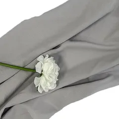 Lezalic 背景布 リネン調 180cmx250cm 無地 生地 物撮り 撮影用 内装 写真 多用途 シワが付きにくい バック スクリーン スタジオ クロス( パールグレー)