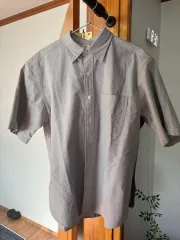 UNIQLO(ユニクロ) オックスフォード 半袖シャツ グレー Lc