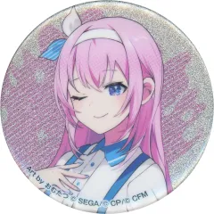 【中古】バッジ・ビンズ 巡音ルカ 「プロジェクトセカイ カラフルステージ! feat. 初音ミク×ローソン グリッター缶バッジA」