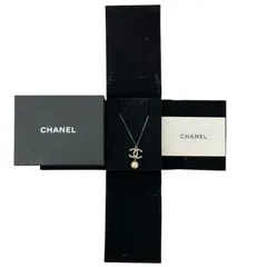 186005 現状品 CHANEL シャネル CHANEL パールネックレス　ココマーク ゴールド