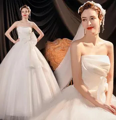 2023年最新】新品ドレス ウエディングドレス司会者 結婚式の人気