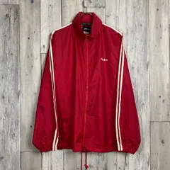 【OLD adidas 90s アディダス】万国旗タグ フード収納 3本ライン ナイロン ジャケット マウンテンパーカー 180