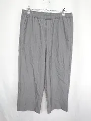 ◇ Θ SENSE OF PLACE by URBAN RESEARCH ウエストゴム ストレートパンツ サイズＭ グレー レディース E  【1409240065814】