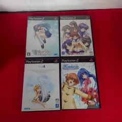 □KEY作品　4点まとめ　（カノン/AIR/クラナド/智代アフター）　PS2ソフト　●チャレンビー　ゲームソフト