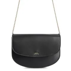 A P C ジュネーブ チェーン クロスバッグ ブラック