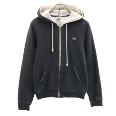 ラコステライブ 長袖 スウェット ジップパーカー 3 チャコールグレー LACOSTE L!VE 裏起毛 メンズのサムネイル