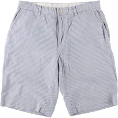 古着 ラルフローレン Ralph Lauren POLO by Ralph Lauren ストライプ柄 シアサッカーショーツ ハーフパンツ メンズw34相当/eaa527966