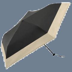 【特価商品】ビコーズ because 折りたたみ傘 50cm UVカット約99.9% 軽量 120g 日傘 晴雨兼用 レディース スリム おしゃれ ブラック コンパクト PUスーパーライト/バイカラーミニ