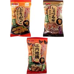 ＜選べる＞ 秋田いなふく米菓 あられんこシリーズ (3袋×3セット）計9袋セット