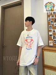 【今日WTO】KENZO 2025 新デザイン パターン半袖 T-KV20