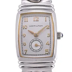 稼働✨ハミルトン　レディース 時計　ゴールド スモセコ　6208　クォーツ　美品 Yahoo!オークション -「ハミルトン 時計 レディース」の落札相場