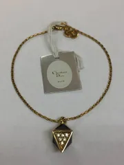 新品未使用！格安！ディオール ブラックストーン ラインストーン GP ゴールド ブレスレット