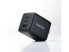 【新品・2営業日で発送】ELECOM エレコム USB充電器／USB PD／100W／USB-C×2／USB-A×1(ACDC-PD104100BK)
