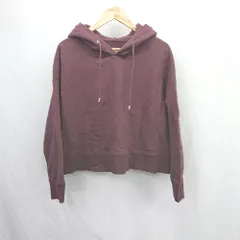 ◇ ⊇ H/standard アッシュ・スタンダード 長袖 フーディ サイズM ブラウン レディース E  【1506190009278】