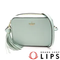 ケイト・スペード ショルダーバッグ PXRU8056 レザー レディース ショルダーバッグ ミントグリーン  美品 【中古】